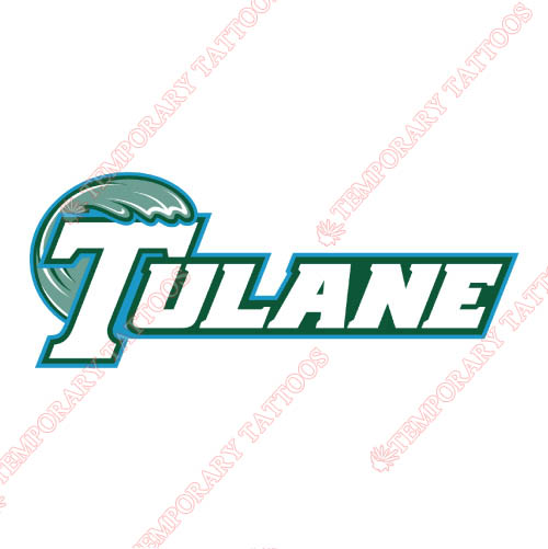 Tulane Green Wave Customize Temporary Tattoos Stickers NO.6607